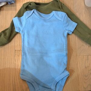 Blue and Green Kids One Pieces